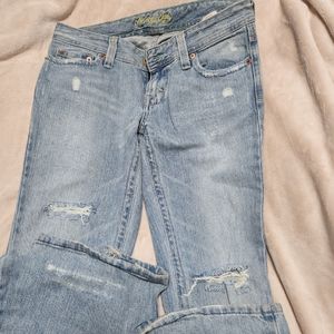American Eagle Hipster Skinny Flare Jeans size 2 Reg